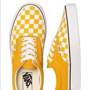 New Vans Era CheckerBoard (Yolk Yellow) Women Shoe